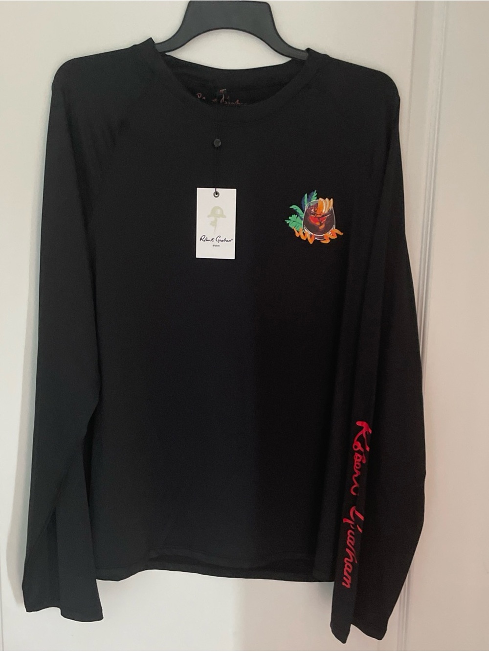 Robert Graham Captain Negroni Mens Sun UPF 50+ Performance Shirt Sz XL new